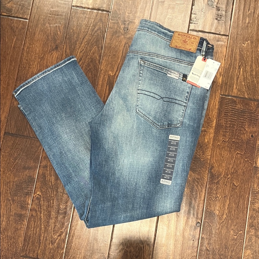 Buffalo David Bitton Men's Classic Denim Jeans Relaxed Straight 36x32